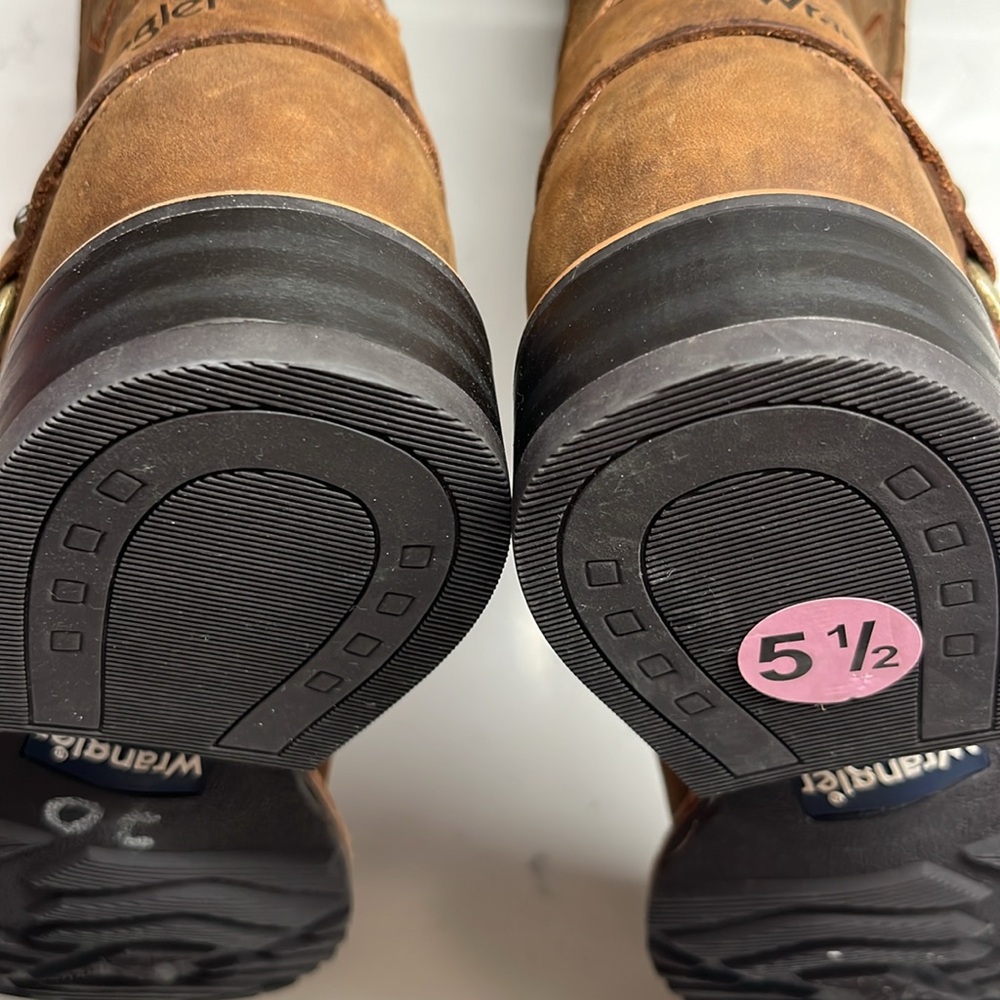 Wrangler Women's Size 5.5 B in Bronc Western Pull‎ On Boots w Calf Slits - NWOT - Picture 11 of 11